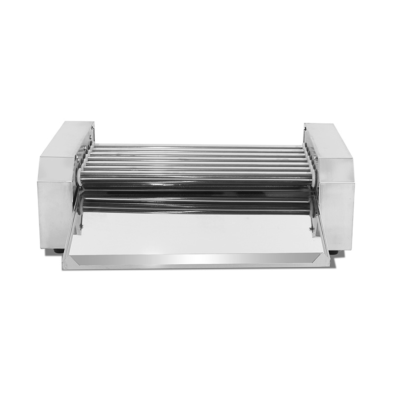 ماكينة شواء هوت دوج كهربائية من الفولاذ المقاوم للصدأ