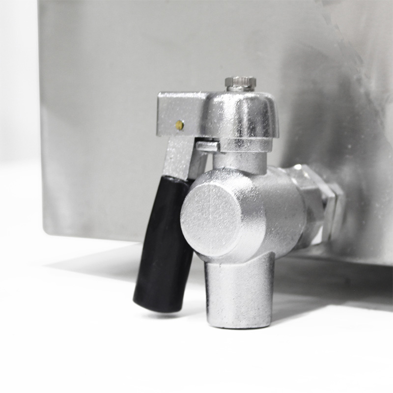 ماكينة باين ماري الكهربائية التجارية من الفولاذ المقاوم للصدأ مع واقي للعطس من الزجاج المقسى