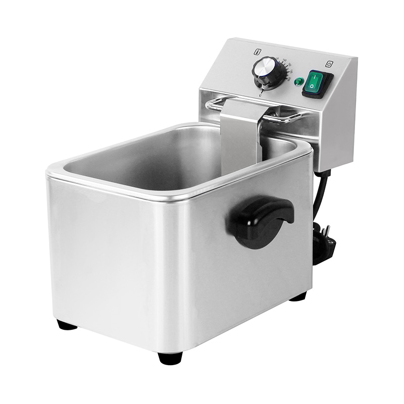 مقلاة عميقة كهربائية تجارية من الفولاذ المقاوم للصدأ