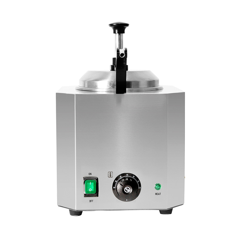 الفولاذ المقاوم للصدأ المطبخ التجاري صلصة الجبن الكهربائية أكثر دفئا مع مضخة