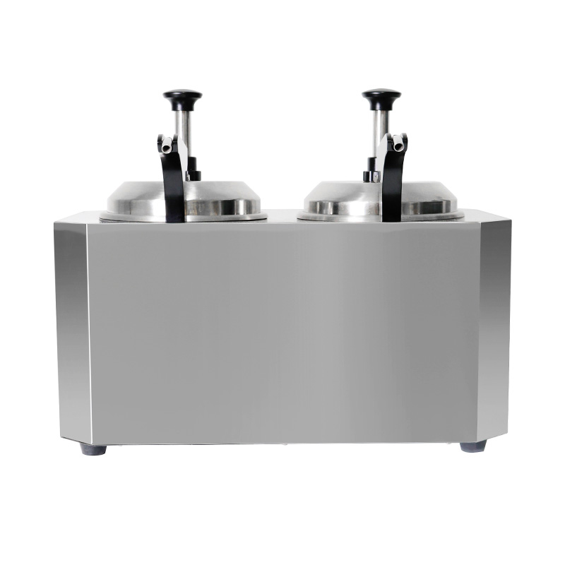 الفولاذ المقاوم للصدأ المطبخ التجاري صلصة الجبن الكهربائية أكثر دفئا مع مضخة