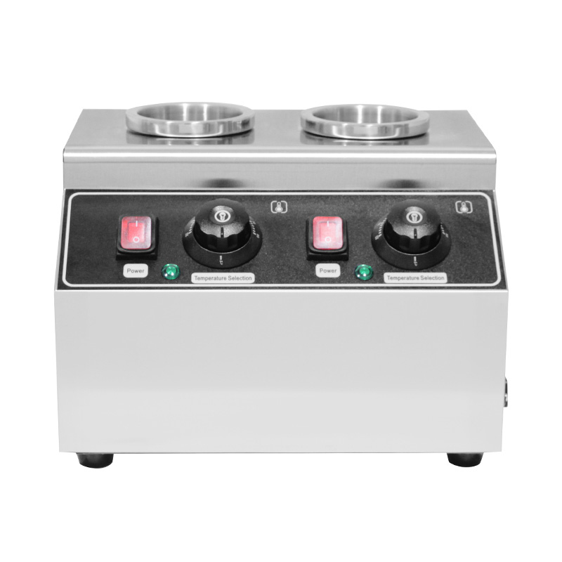 الفولاذ المقاوم للصدأ المطبخ التجاري صلصة الجبن الكهربائية موزع زجاجة أكثر دفئا