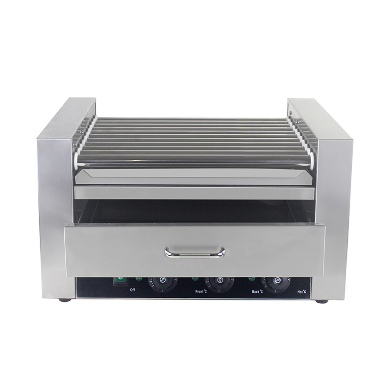 آلة طباخ شواية السجق الكهربائية من الفولاذ المقاوم للصدأ