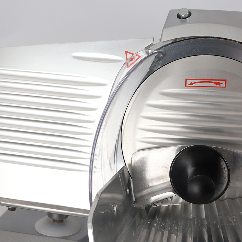 آلة تقطيع اللحوم للمطاعم التجارية من سبائك الألومنيوم المصبوبة والجسم مطلية بالفولاذ المقاوم للصدأ