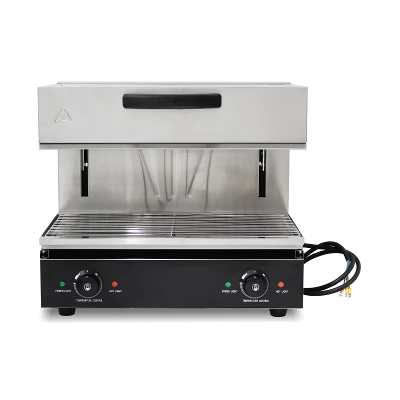 ماكينة السمندل الكهربائية للمطبخ التجاري من الفولاذ المقاوم للصدأ