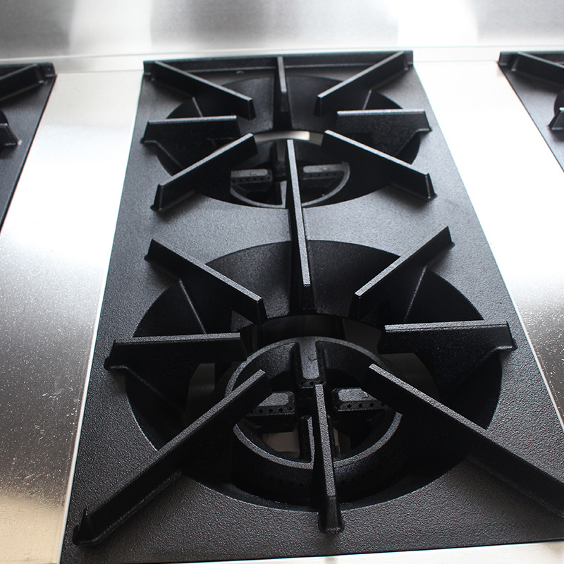 الفولاذ المقاوم للصدأ المطبخ التجاري آلة موقد الغاز الطبيعي / غاز البترول المسال