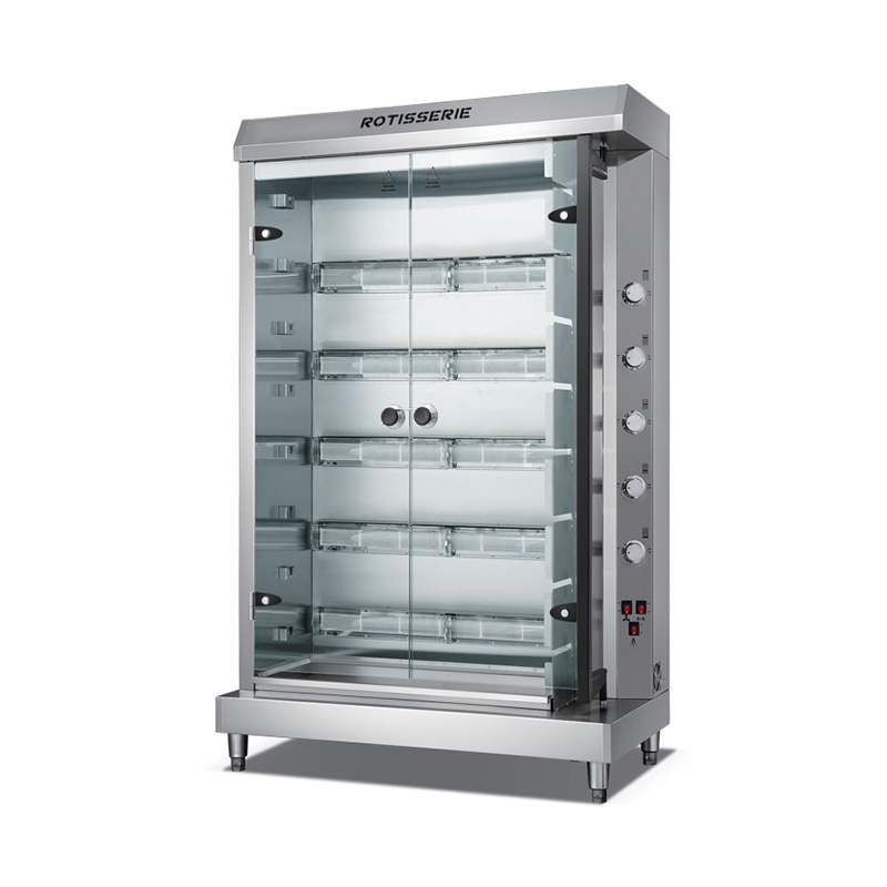 ماكينة شواء الدجاج الكهربائية للمطبخ التجاري من الفولاذ المقاوم للصدأ