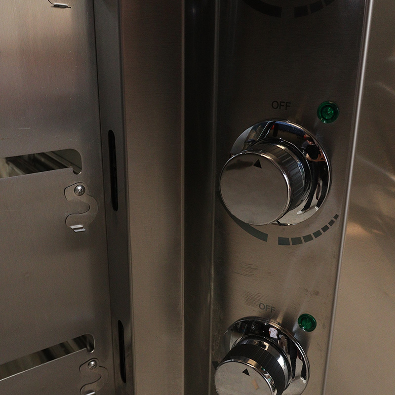 ماكينة شواء الدجاج الكهربائية للمطبخ التجاري من الفولاذ المقاوم للصدأ