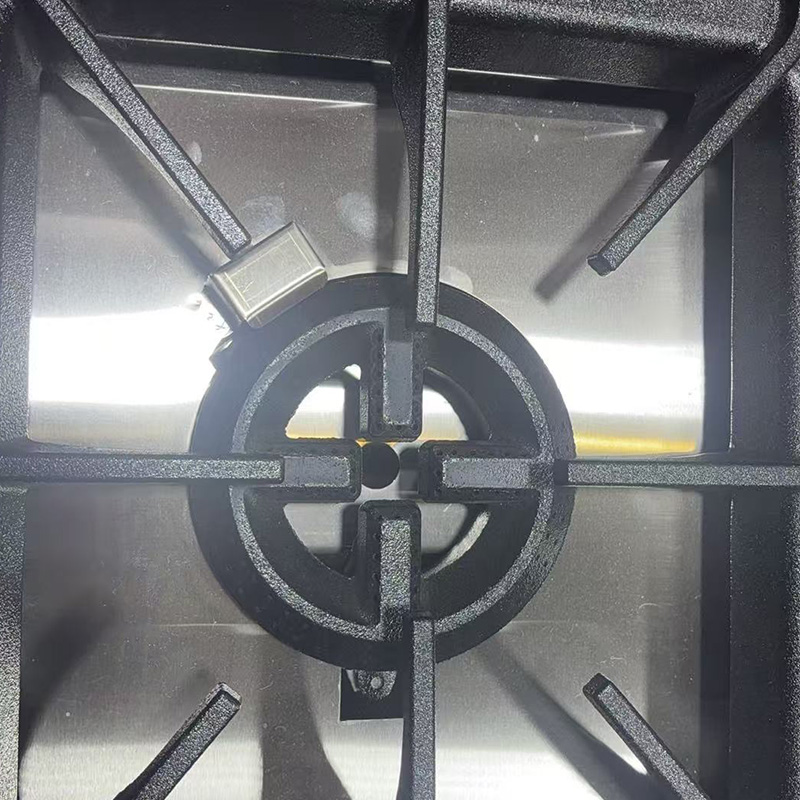 موقد طهي للغاز الطبيعي/غاز البترول المسال من الفولاذ المقاوم للصدأ مع فرن