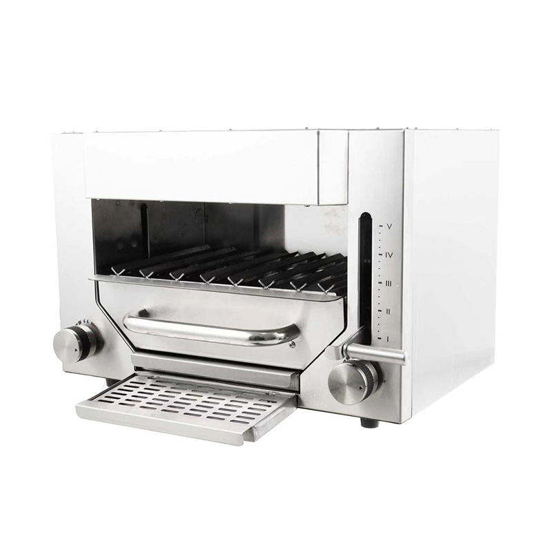 الفولاذ المقاوم للصدأ التجاري الغاز الطبيعي/LPG ستيك الاتصال شواء آلة المطبخ